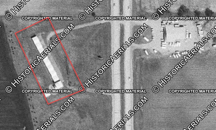 Plainsman Motel - 1976 Aerial (newer photo)
